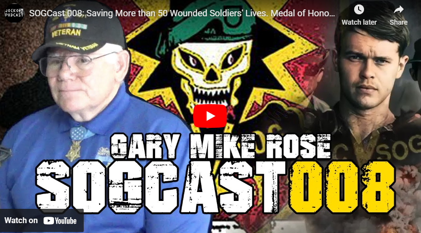 YouTube presentation of SOGCast # 008 with SOG MOH Recipient Gary Mike Rose